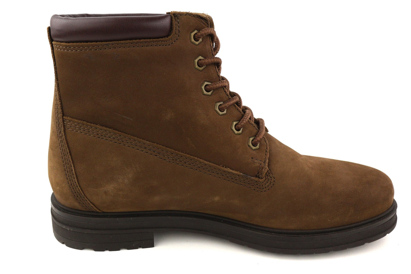 TIMBERLAND Women Boots EU41/41.5 Brown Leather Ankle Top Lace Up Waterproof