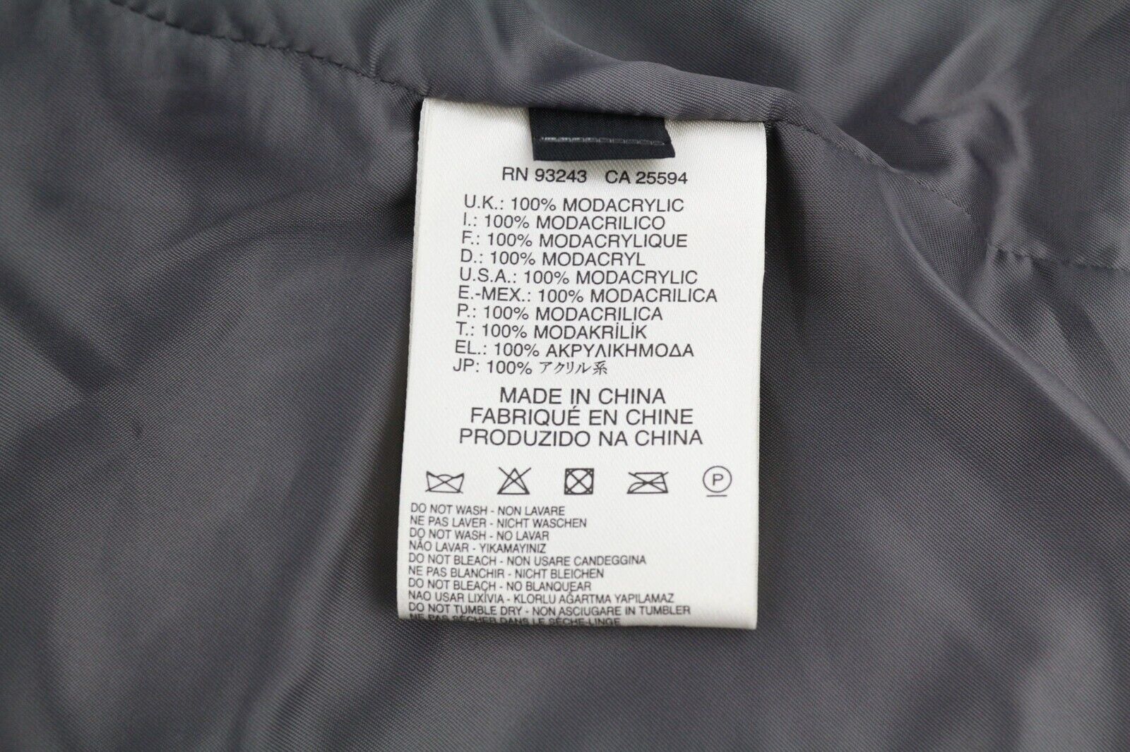 DIESEL L-Angus-A Women Waistcoat L Faux Fur Fluffy Striped Lined Black & White