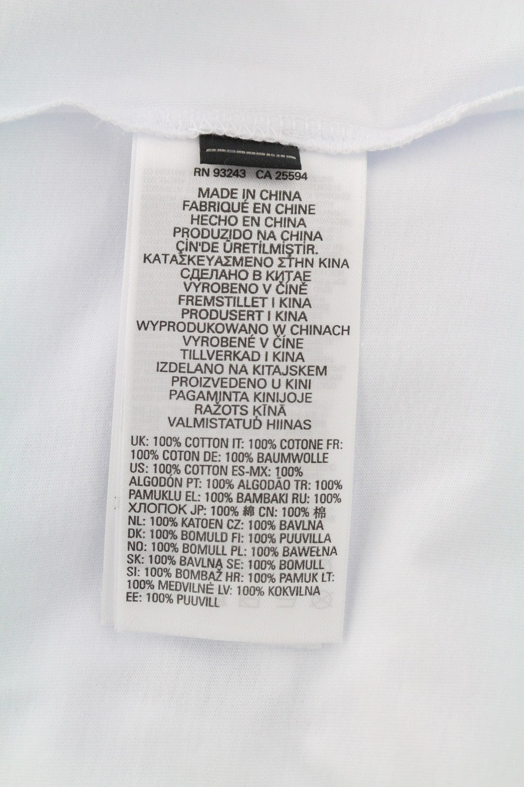 DIESEL T-Just-LS Men Sweatshirt L White Pullover Crew Neck Logo Long Sleeve