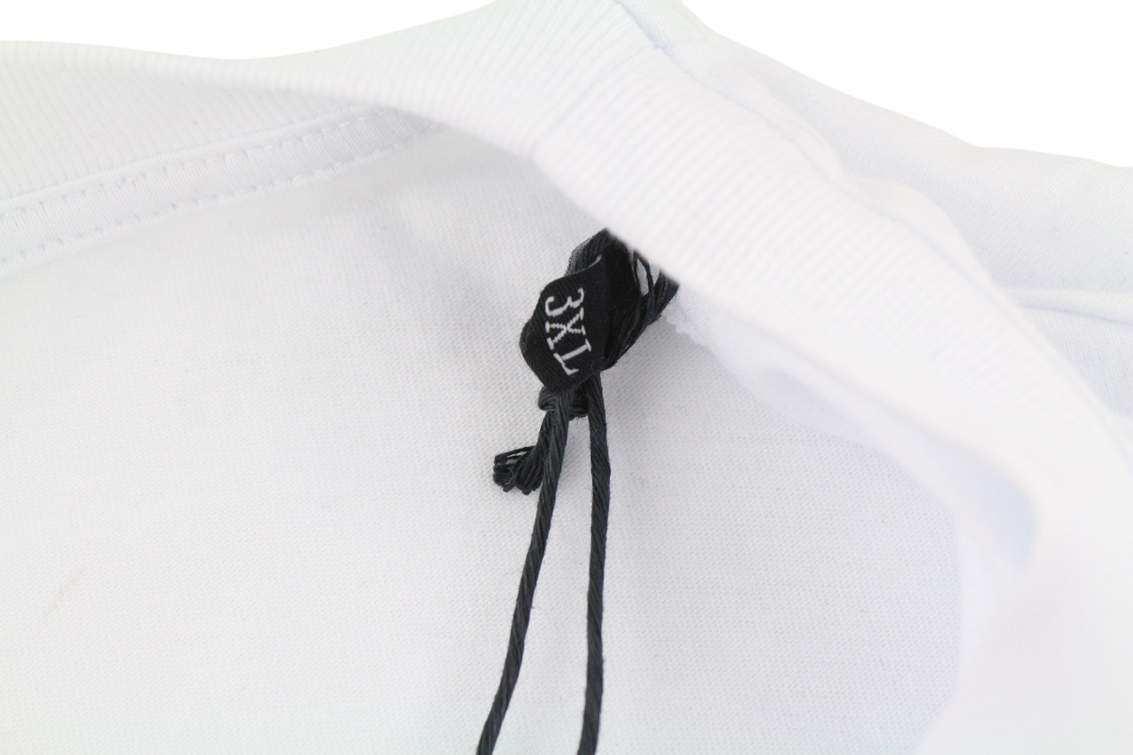 DIESEL T-Just-LS Men Sweatshirt 3XL White Pullover Crew Neck Logo Long Sleeve