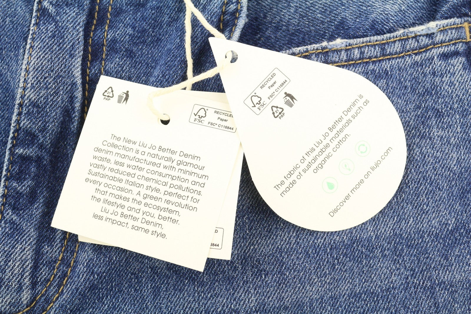 LIU JO Women Jeans W28 Slim Fit Unfinished Hems Zip Fly Washed Denim Blue Logo