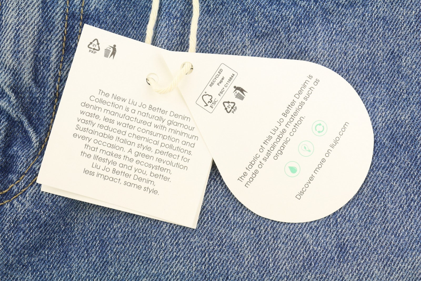 LIU JO Boy Women Jeans W28 Loose Fit High Waist Ankle Belted Washed Blue Denim