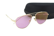 CARRERA S9E13 Women Sunglasses OS Golden Tone Frame Pilot UV Protection 2015T/S