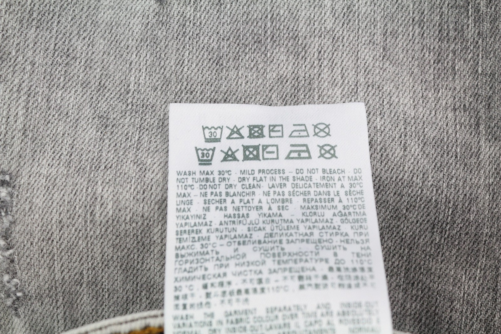 DIESEL 1979 Sleenker R86AT Men Jeans W32/L32 Skinny Distress Grey RRP€225