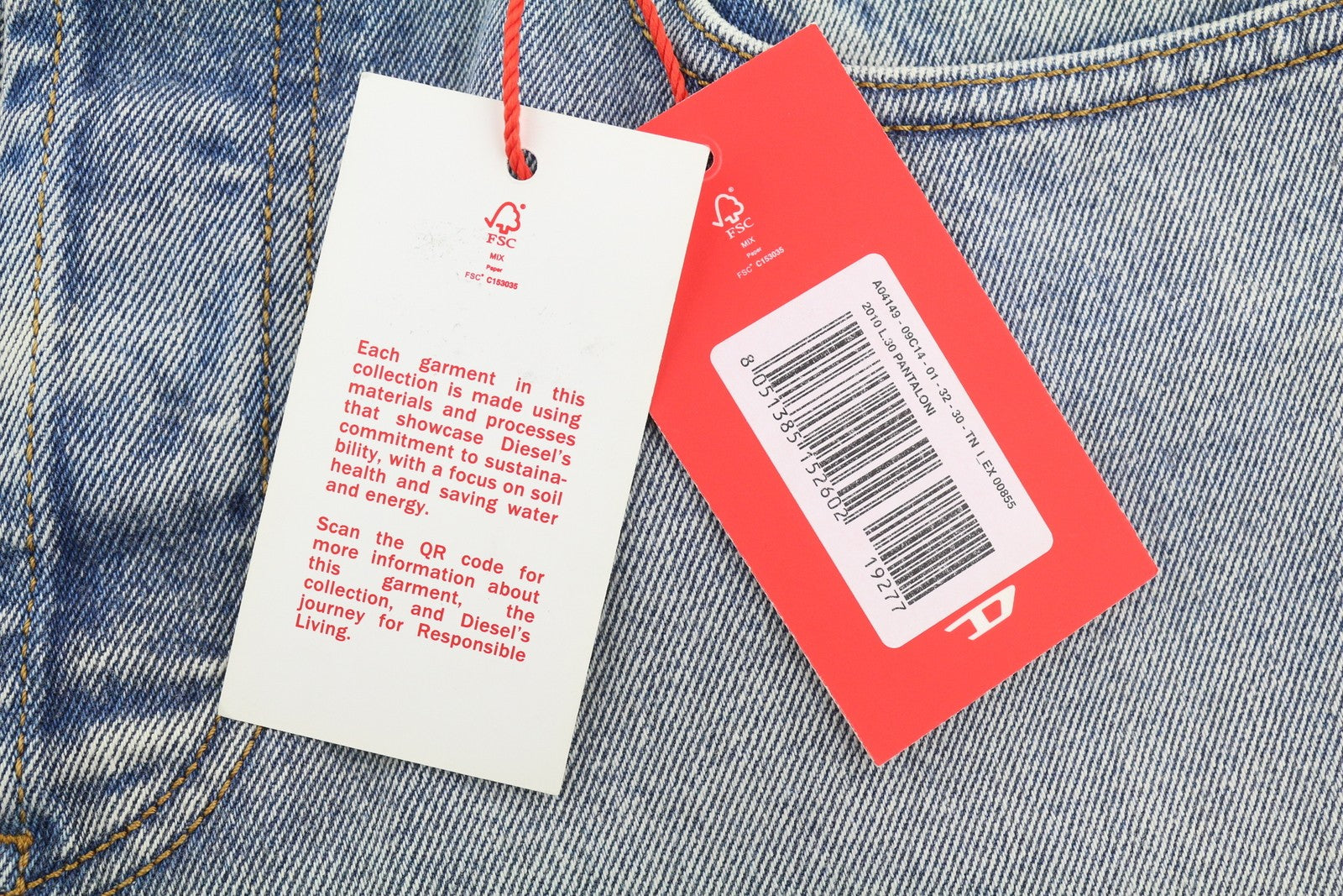 DIESEL 2010 D-MACS 09C14 Men Jeans W32/L30 Loose  Straight Washed Blue RRP€250