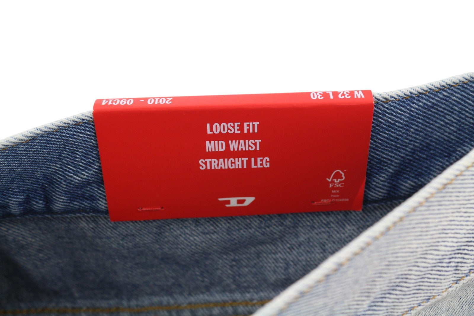 DIESEL 2010 D-MACS 09C14 Men Jeans W32/L30 Loose  Straight Washed Blue RRP€250