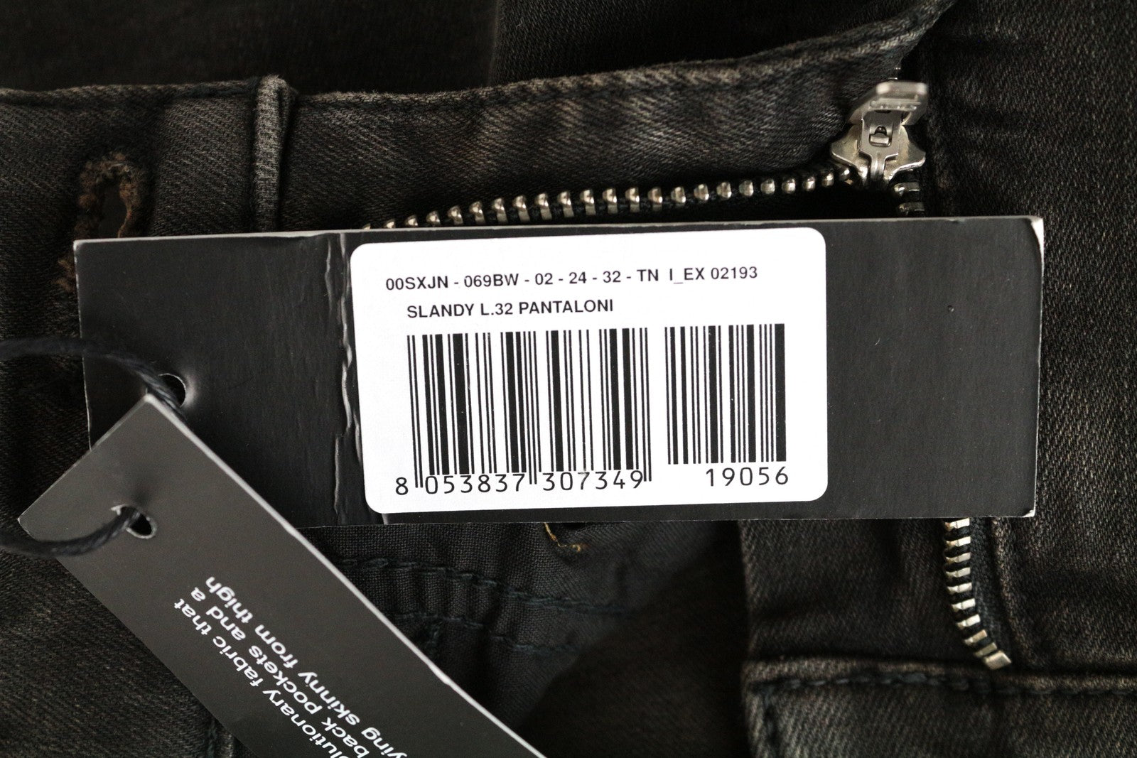 DIESEL Slandy 069BW W24/L32 Grey Skinny Jeans Slim Fit Stretch Women's