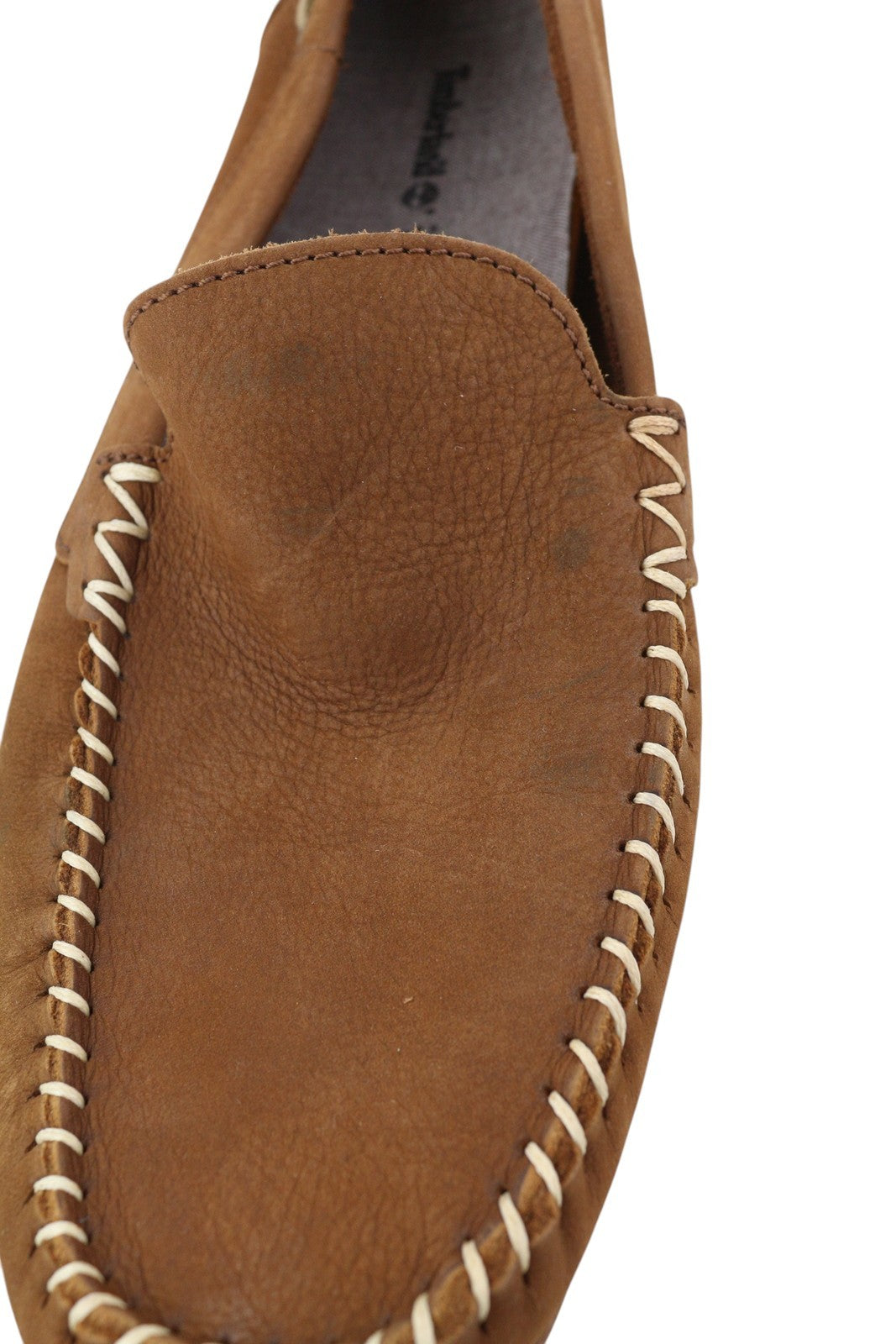 TIMBERLAND A2A92 Men Shoes EU45 Brown Leather Boat Flat True Cloud Comfort Logo