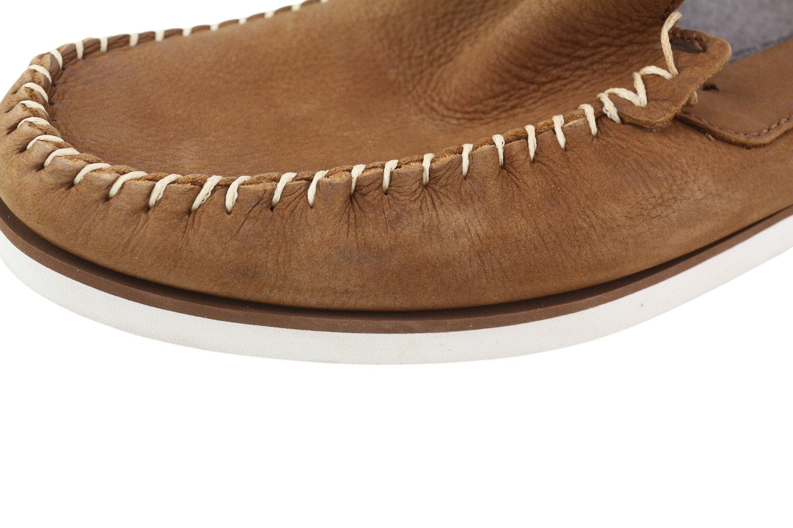 TIMBERLAND A2A92 Men Shoes EU45 Brown Leather Boat Flat True Cloud Comfort Logo