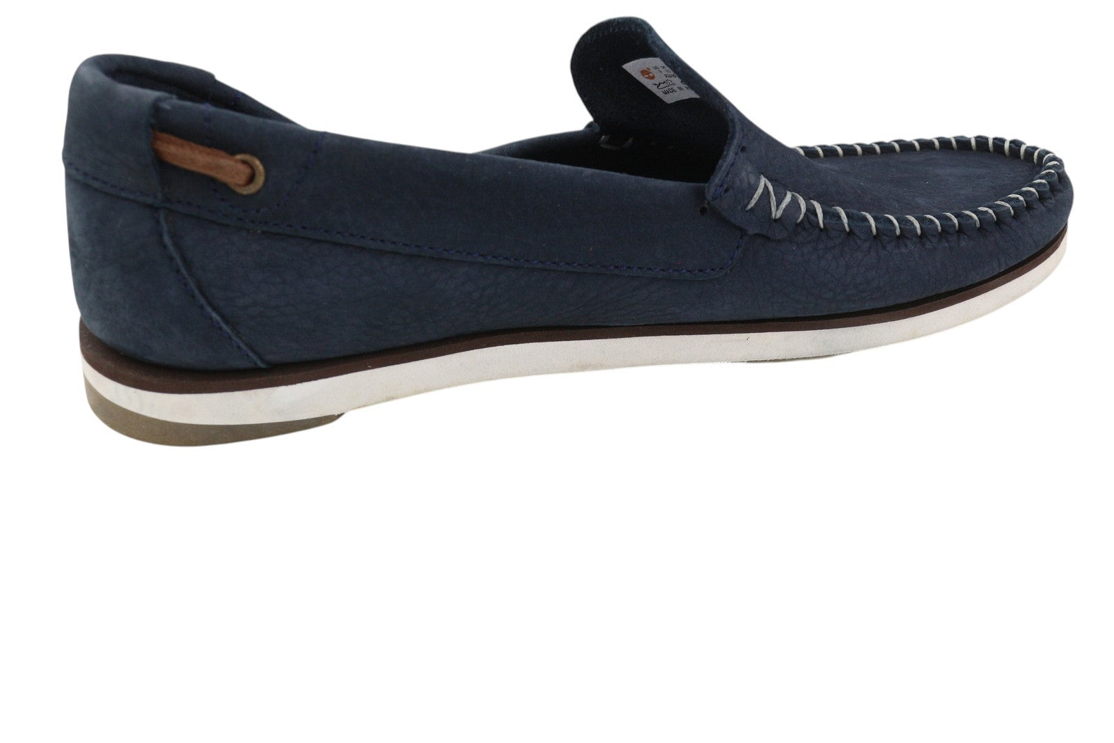 TIMBERLAND A2A8F Men Shoes EU43 Dark Blue Leather Boat Flat True Cloud Comfort