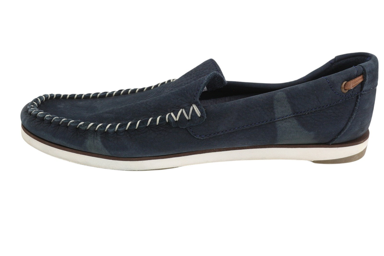 TIMBERLAND A2A8F Men Shoes EU43 Dark Blue Leather Boat Flat True Cloud Comfort