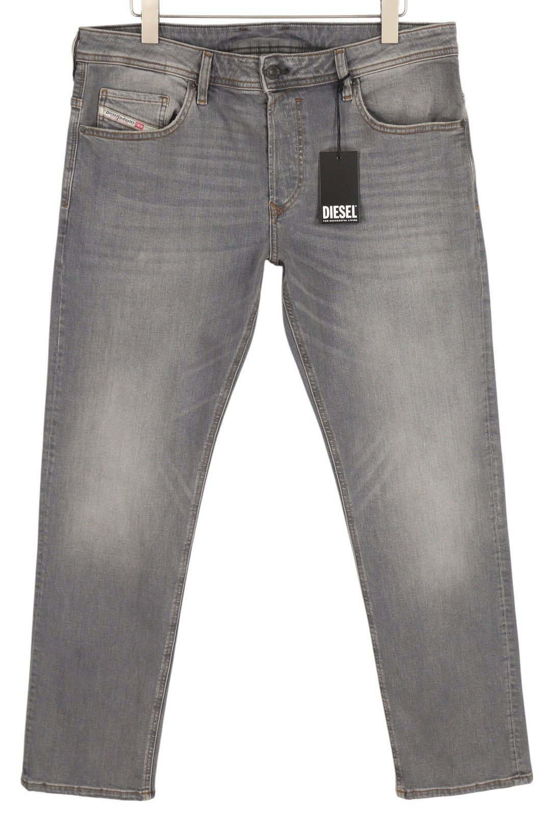 DIESEL Safado-X RB061 Men Jeans W36/L32 Straight  Button Washed Grey RRP€175