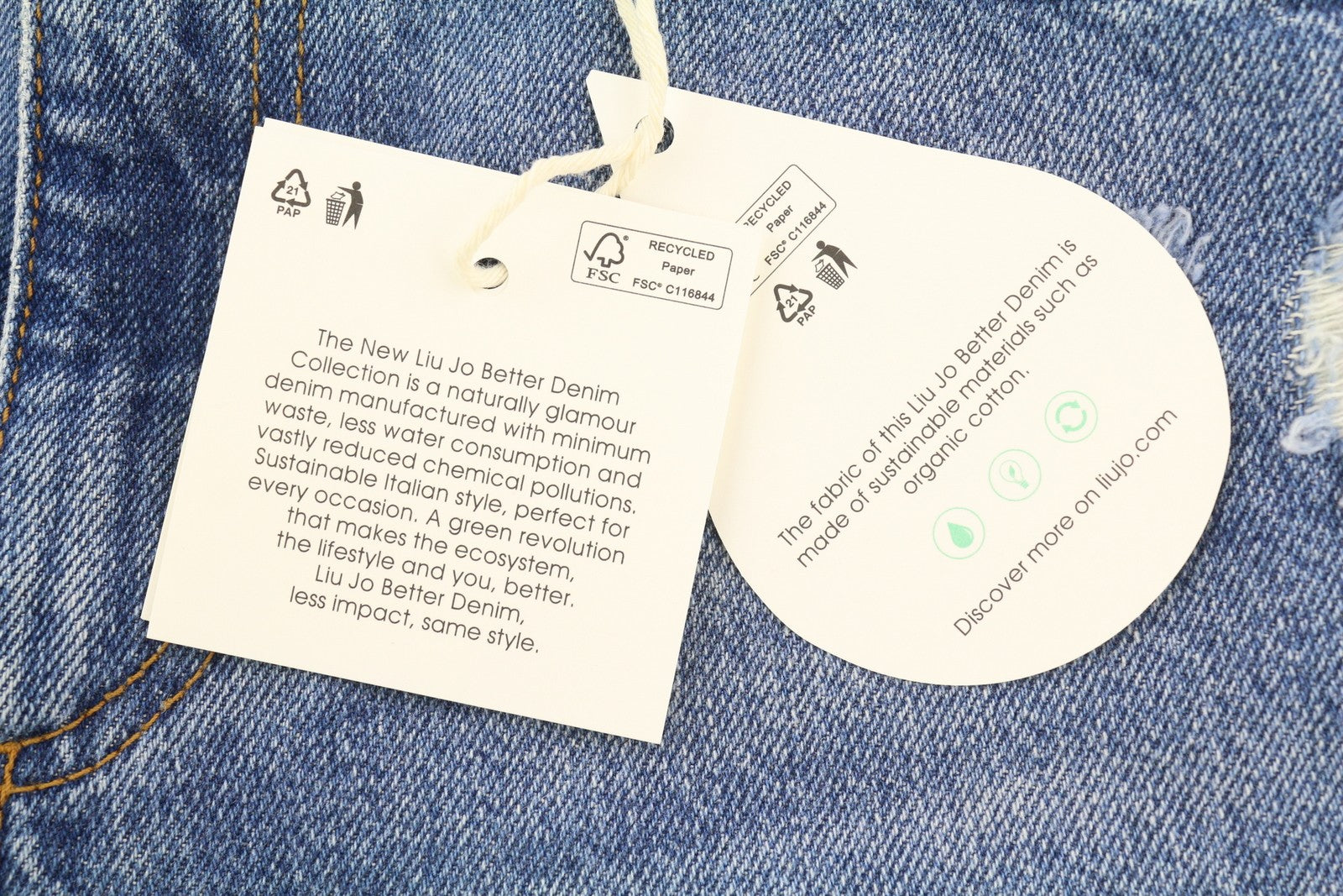 LIU JO Rilancio Women Jeans W27 Slim Fit Ripped Distress Washed Denim Blue Logo