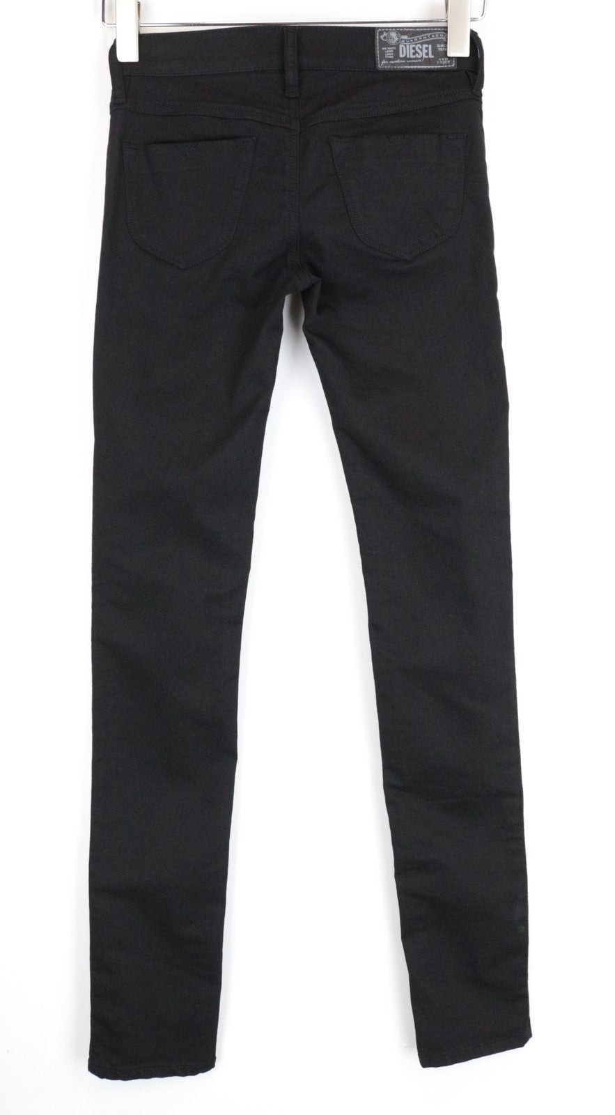 DIESEL Livier R608A W25 Women's Jeggings Black Stretch Super Slim Low Rise