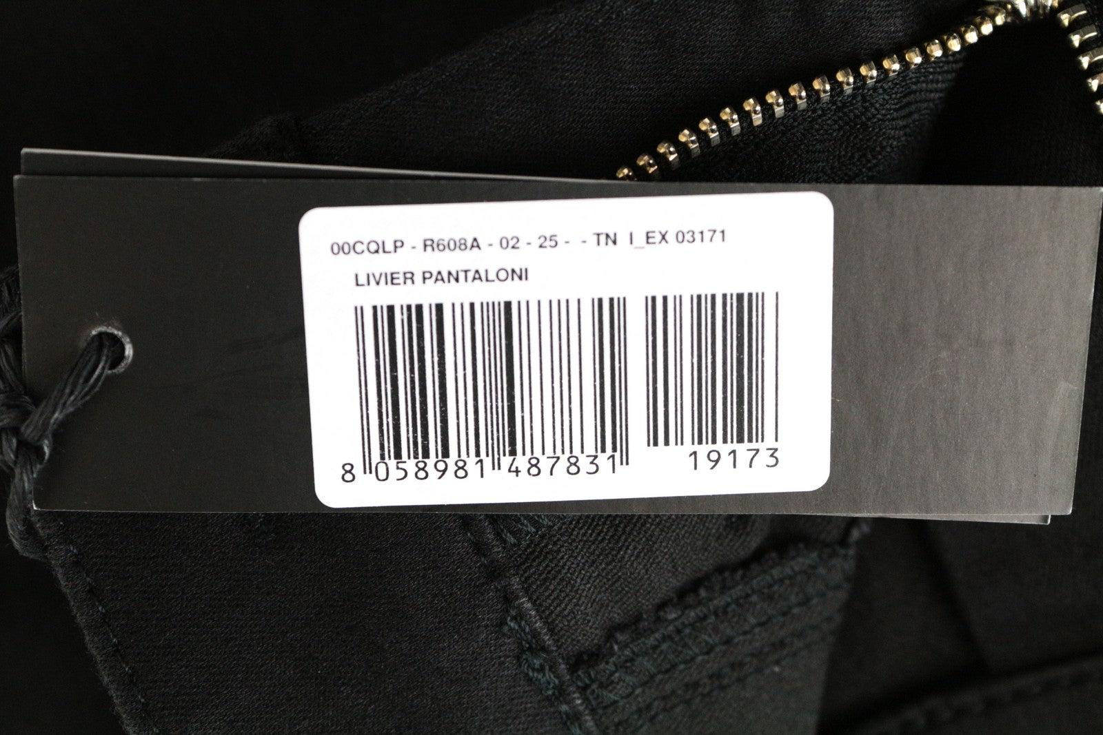 DIESEL Livier R608A W25 Women's Jeggings Black Stretch Super Slim Low Rise