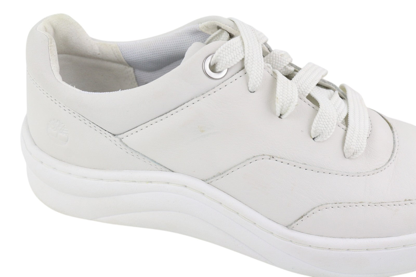 TIMBERLAND A2124 Men Sneakers EU39/39.5 White Leather Low Top Trainers ReBOTL