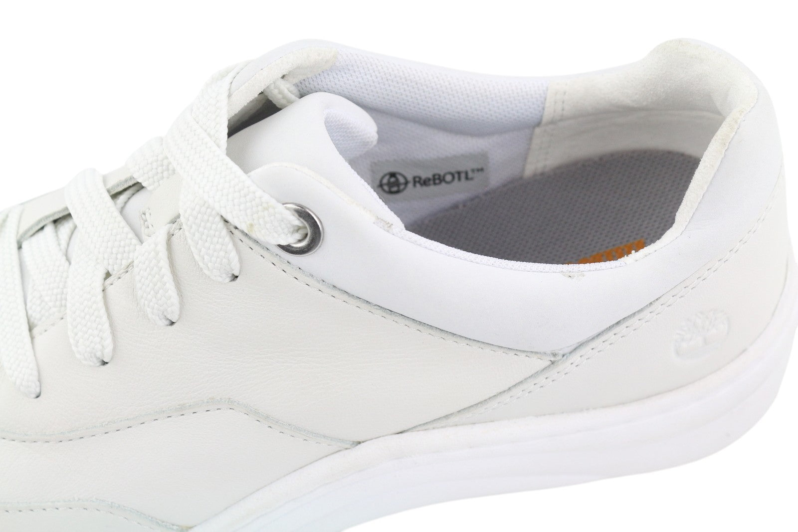 TIMBERLAND A2124 Men Sneakers EU39/39.5 White Leather Low Top Trainers ReBOTL