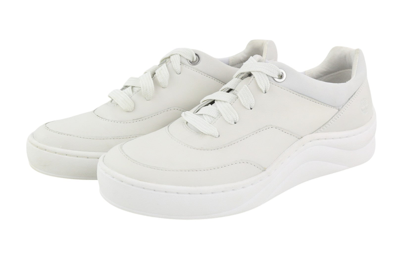 TIMBERLAND A2124 Men Sneakers EU39/39.5 White Leather Low Top Trainers ReBOTL