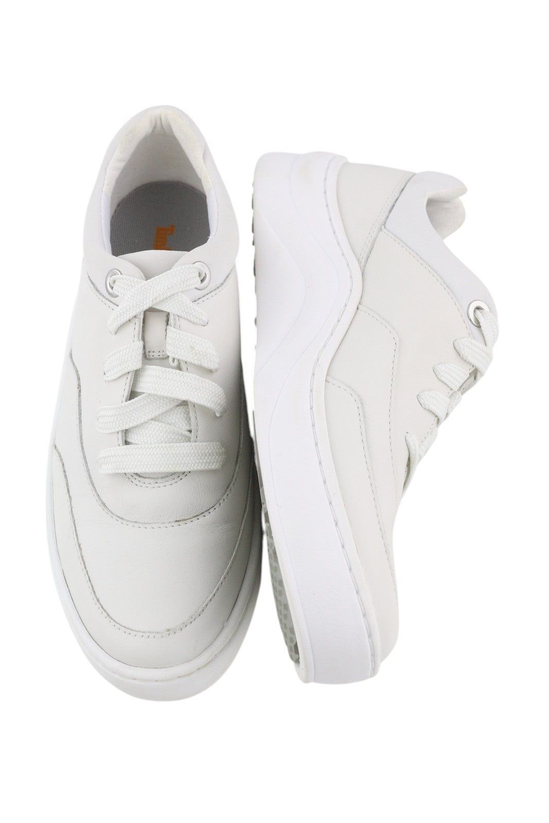 TIMBERLAND A2124 Men Sneakers EU39/39.5 White Leather Low Top Trainers ReBOTL