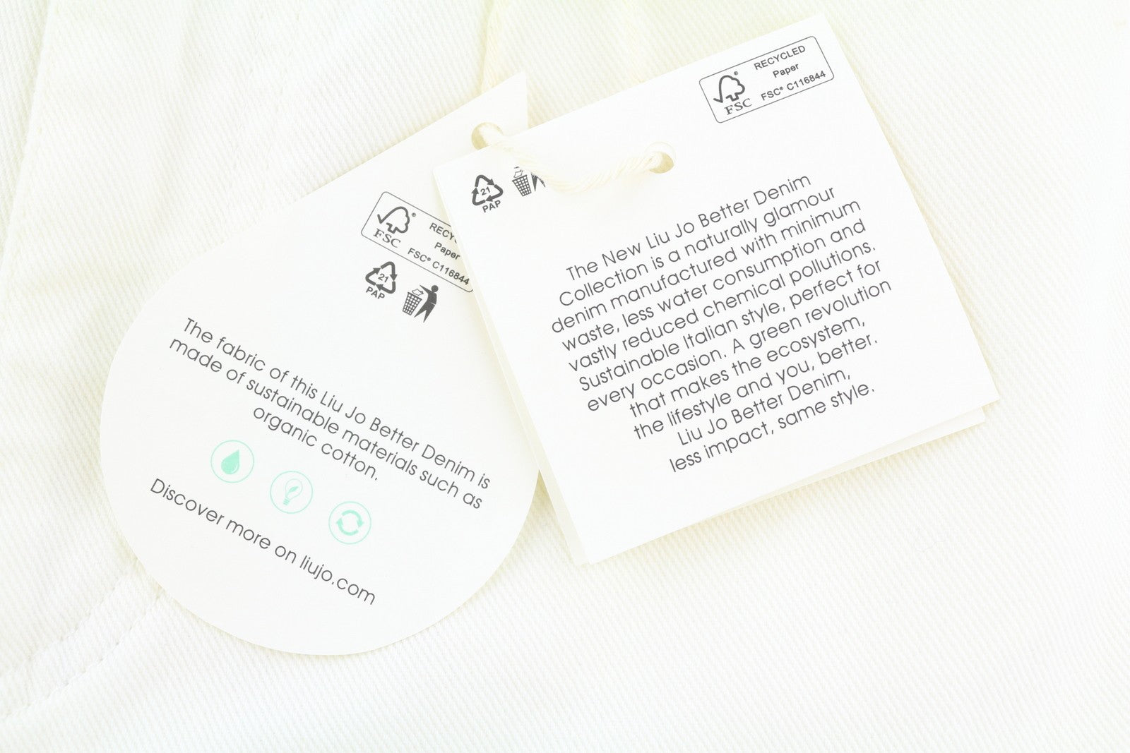 LIU JO Cargo Women Jeans W27 Flared Leg Zip Fly Ankle Length Zip Fly High Waist