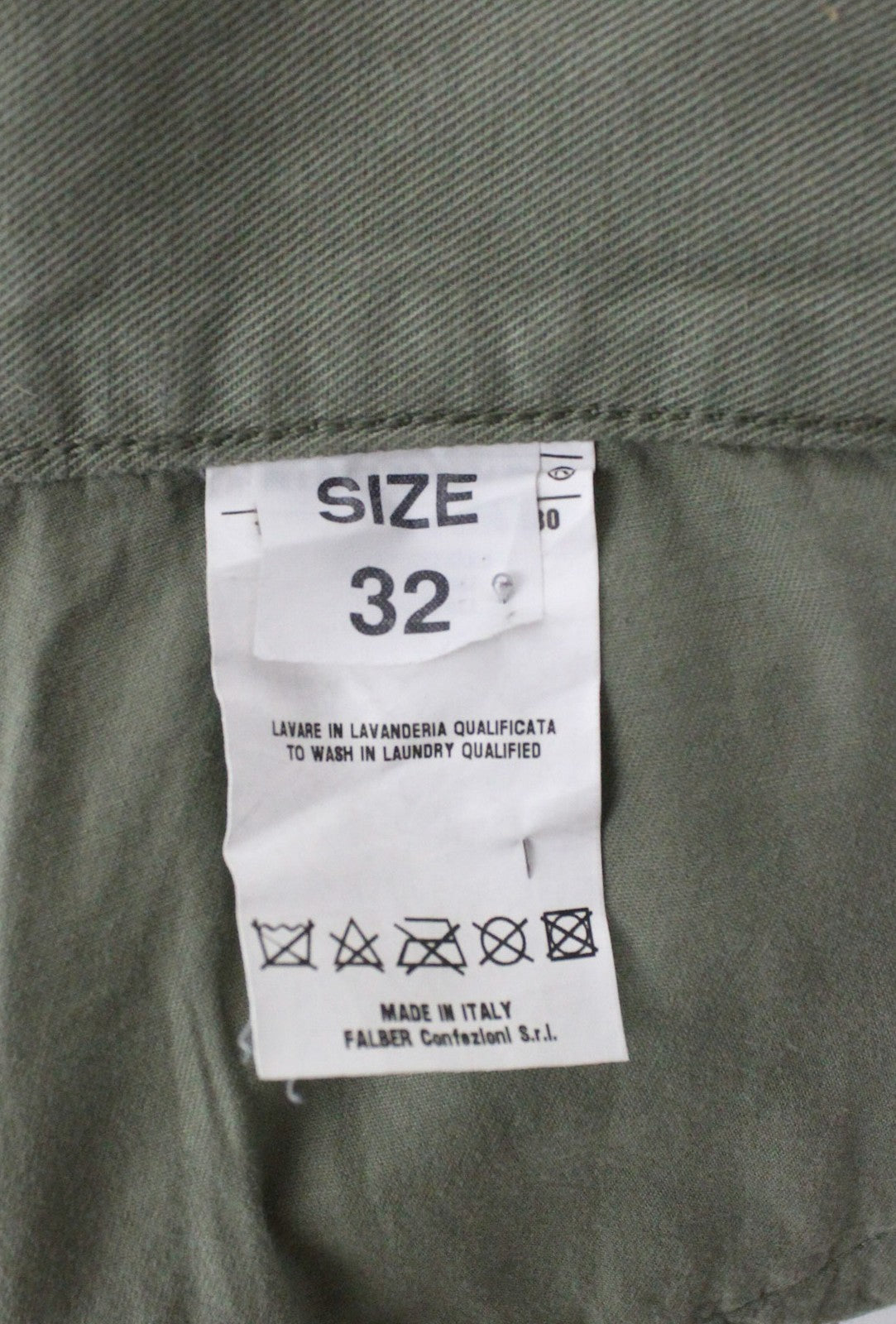 RICHMOND Men's Skinny Jeans W32 Khaki Linen Blend Lightweight Low Waist Fit