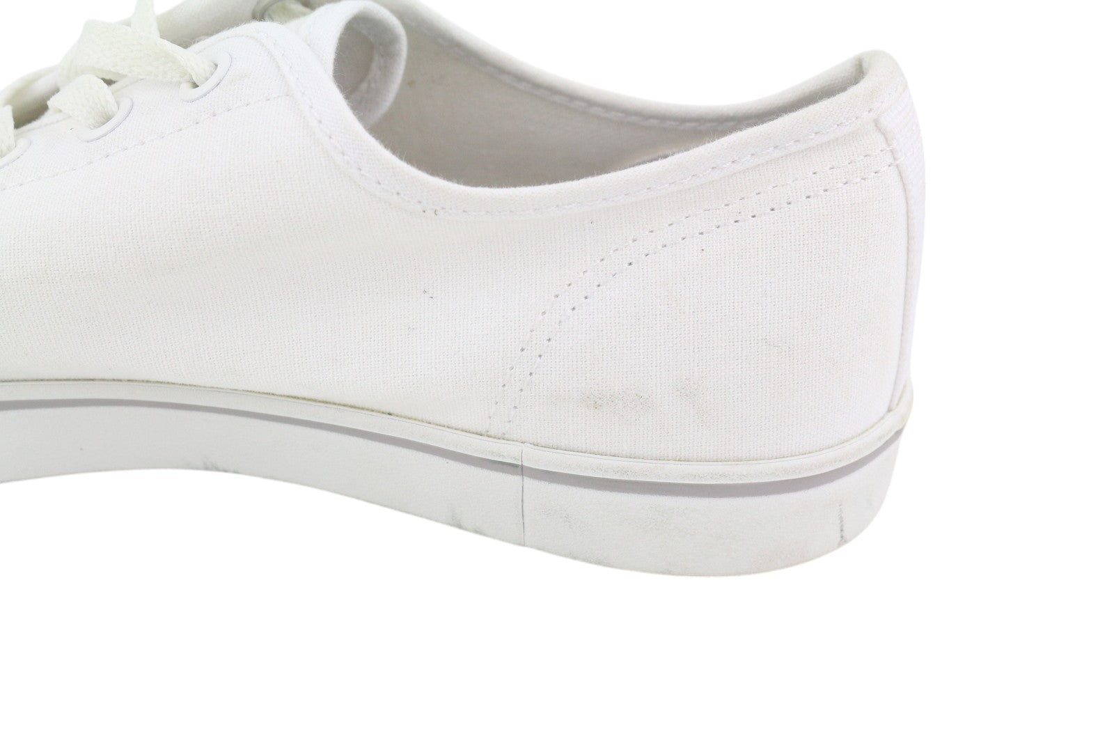 TIMBERLAND A2688 Men Sneakers EU41/41.5 White Low Top Laced Almond Toe Trainers