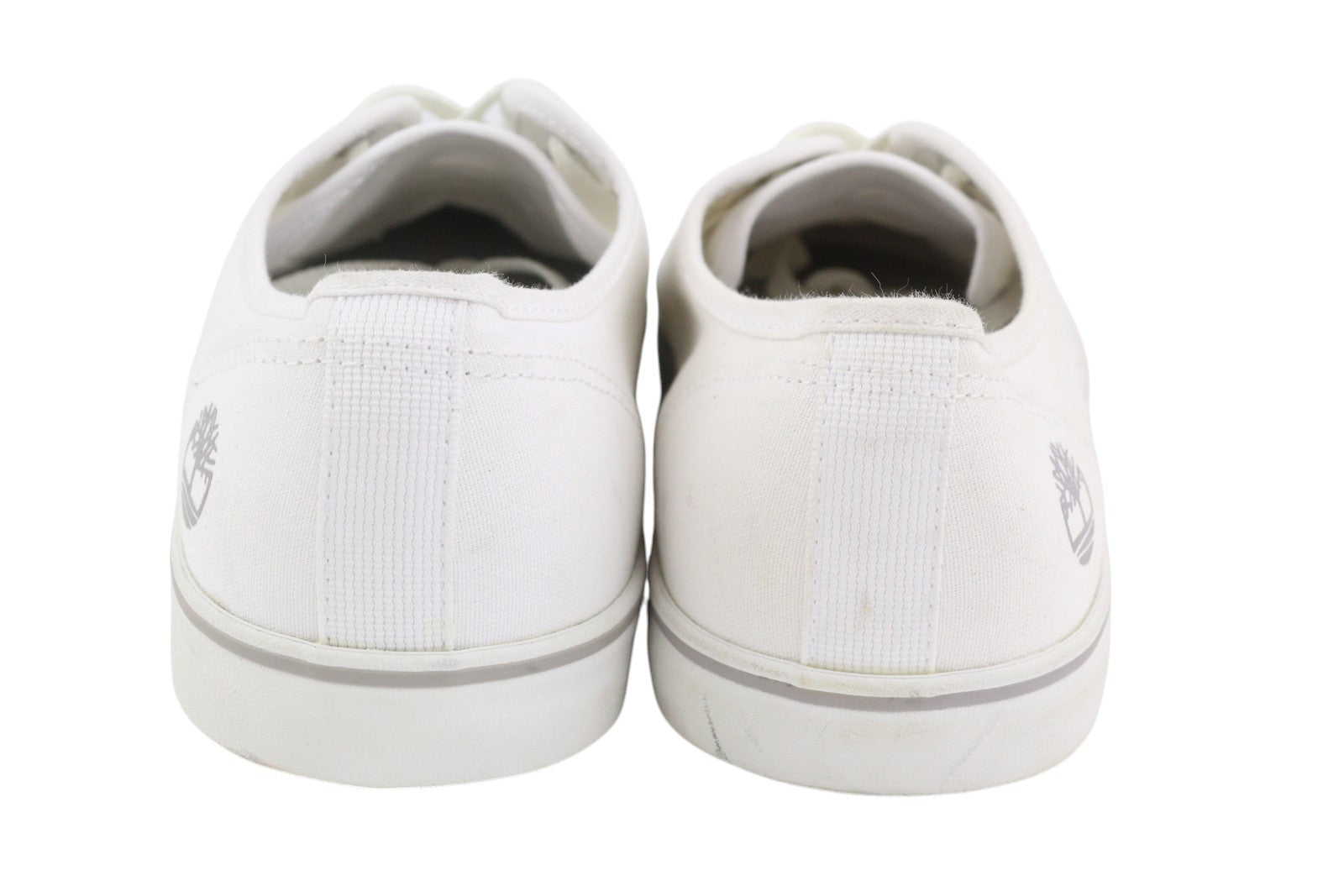 TIMBERLAND A2688 Men Sneakers EU41/41.5 White Low Top Laced Almond Toe Trainers