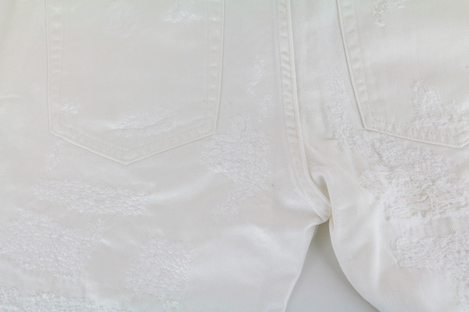 DIESEL D-RIFTY-SP2 069GY Women's Slim Jeans W26/L32 White Waxed Distressed Fit