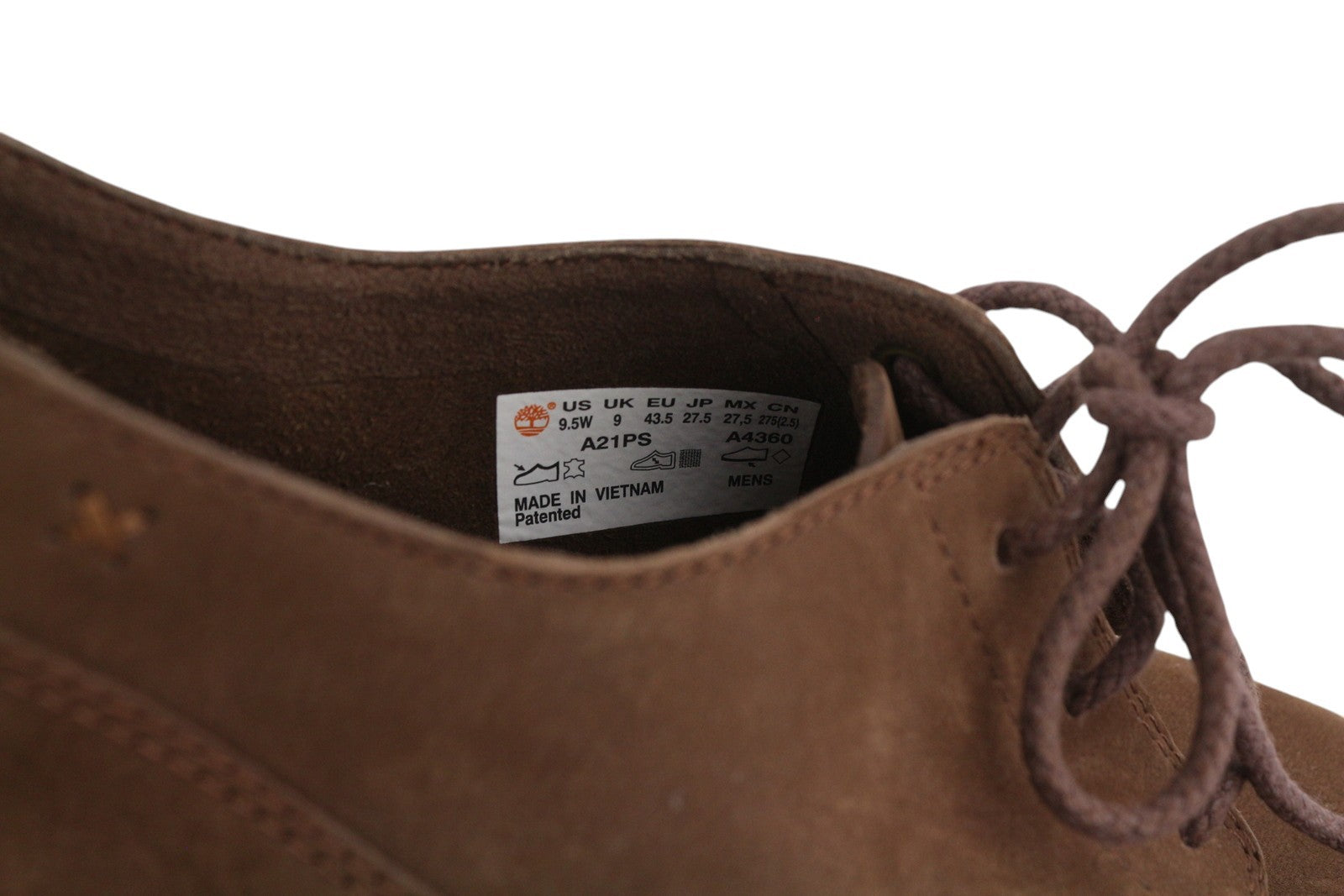 TIMBERLAND A21PS Men Shoes EU43/43.5 Brown Leather Sensorflex Comfort System