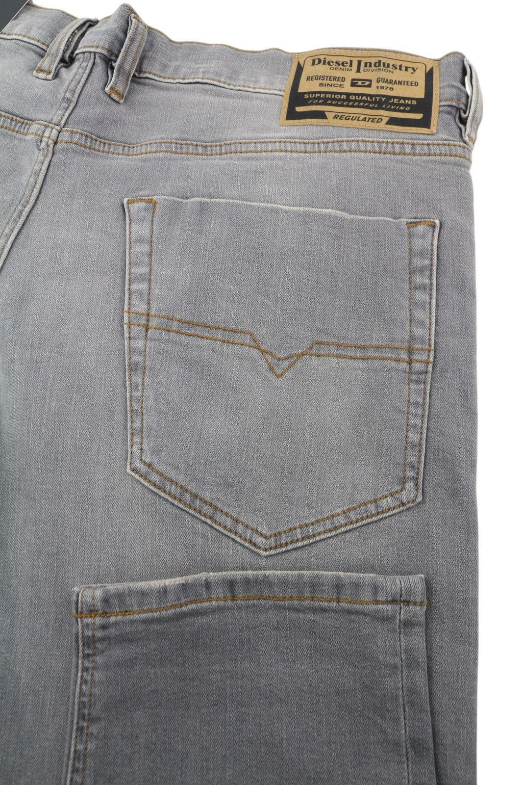 DIESEL Tepphar RB061 Men Jeans W36/L32 Slim  Button Fly Faded Grey RRP€175