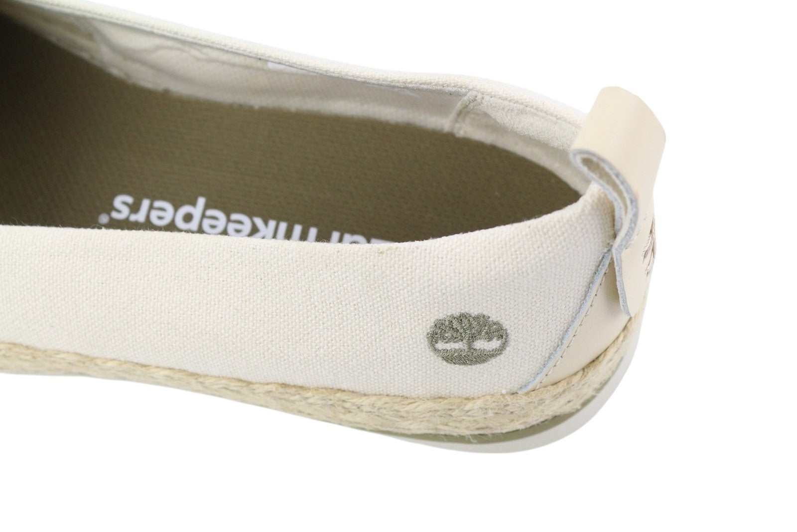 TIMBERLAND A24QW Women Shoes EU38 Beige Espadrilles Slip On Light Low Almond Toe