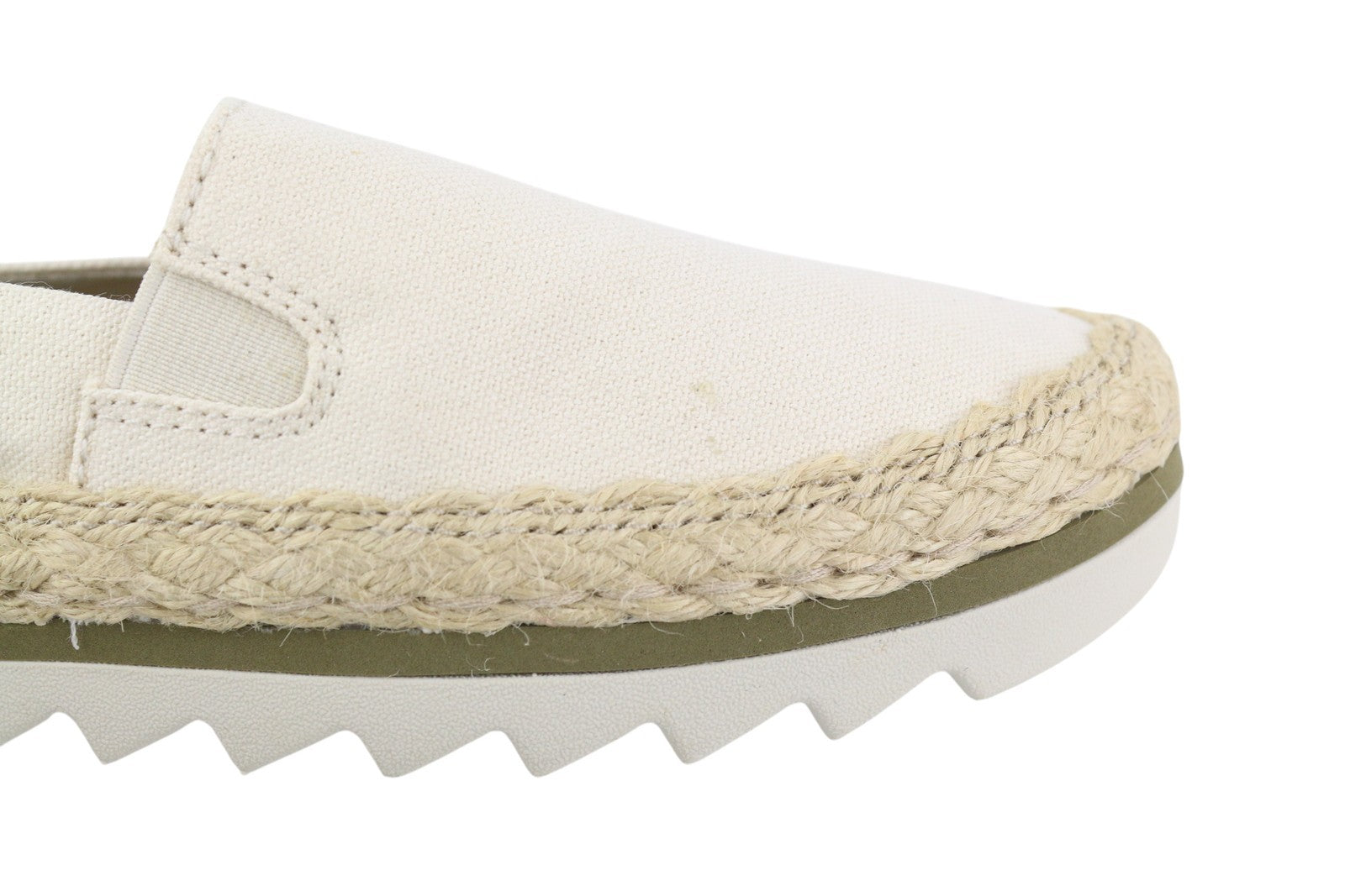 TIMBERLAND A24QW Women Shoes EU38 Beige Espadrilles Slip On Light Low Almond Toe