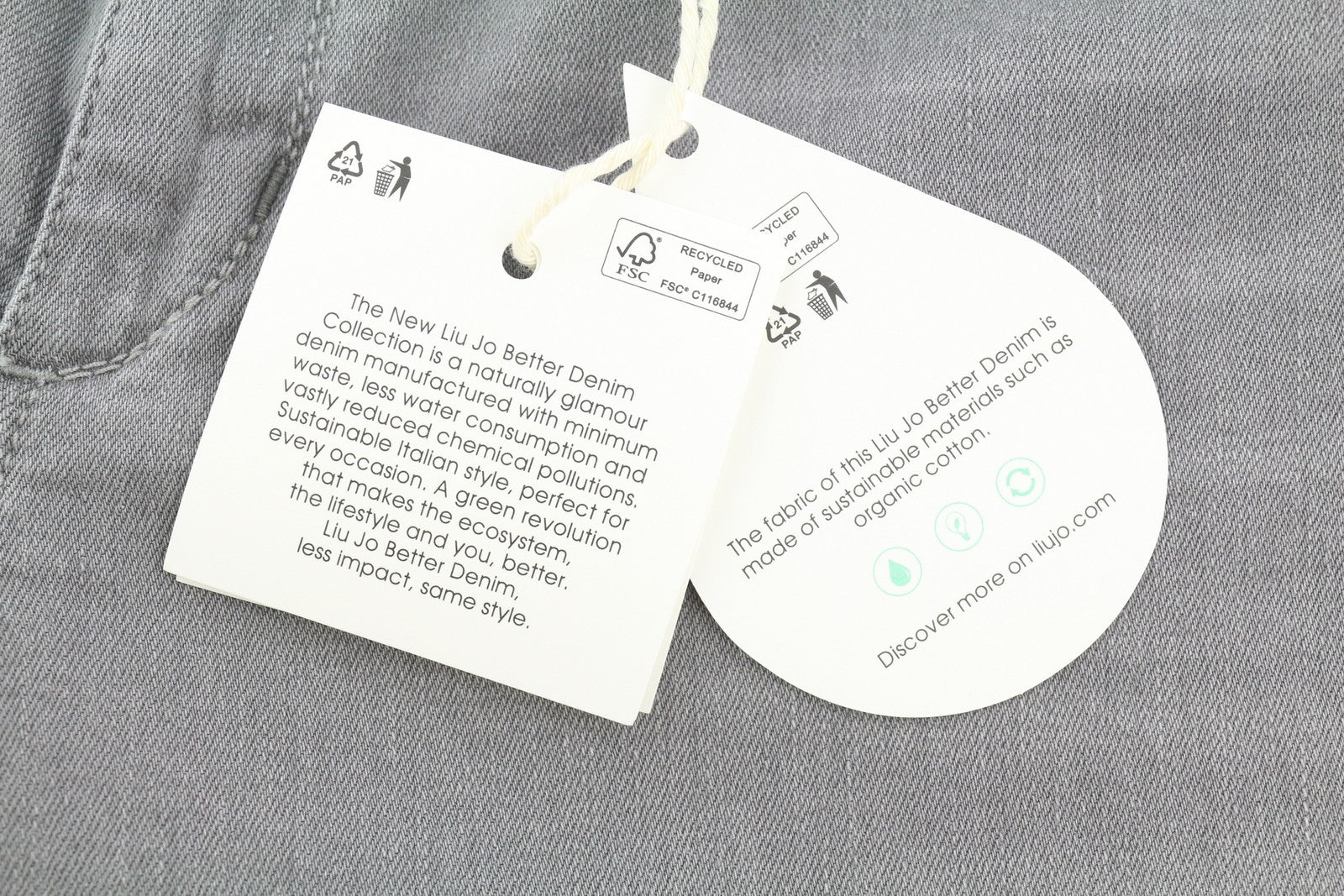 LIU JO Women Jeans W32 Grey Washed Denim Ankle Length Zip Fly Slim Fit Logo