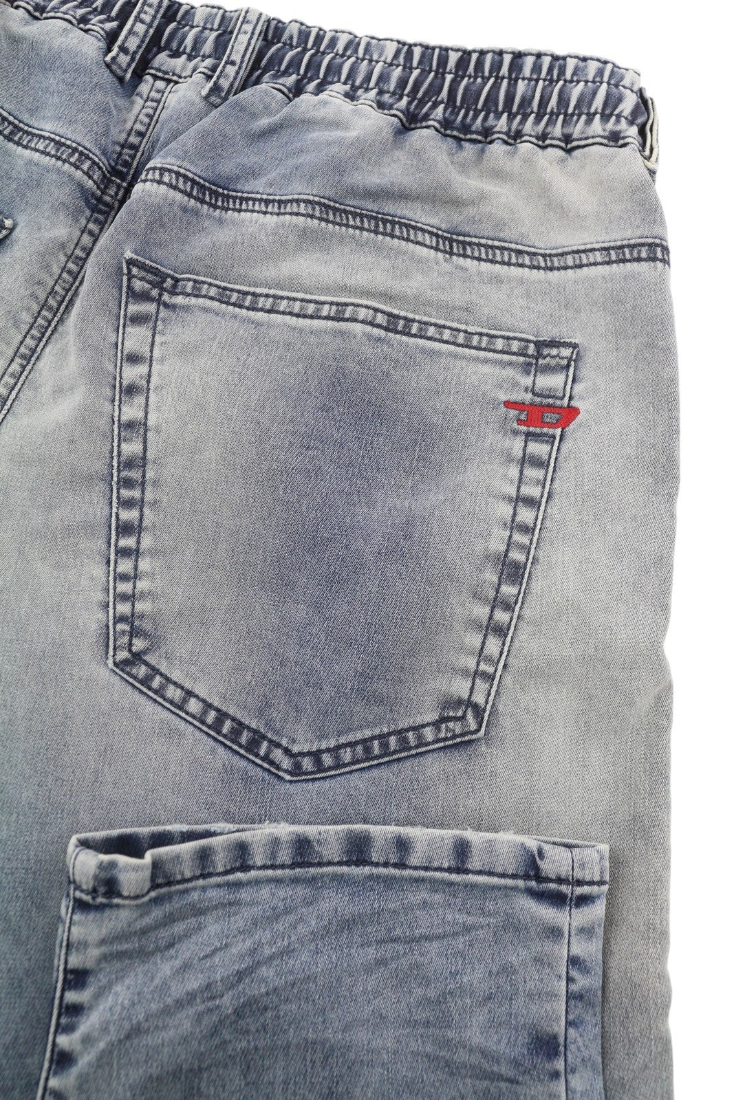 DIESEL D-Krooley Jogg 068DU Men Jeans W38/L32 Drawstring Waist Blue RRP295