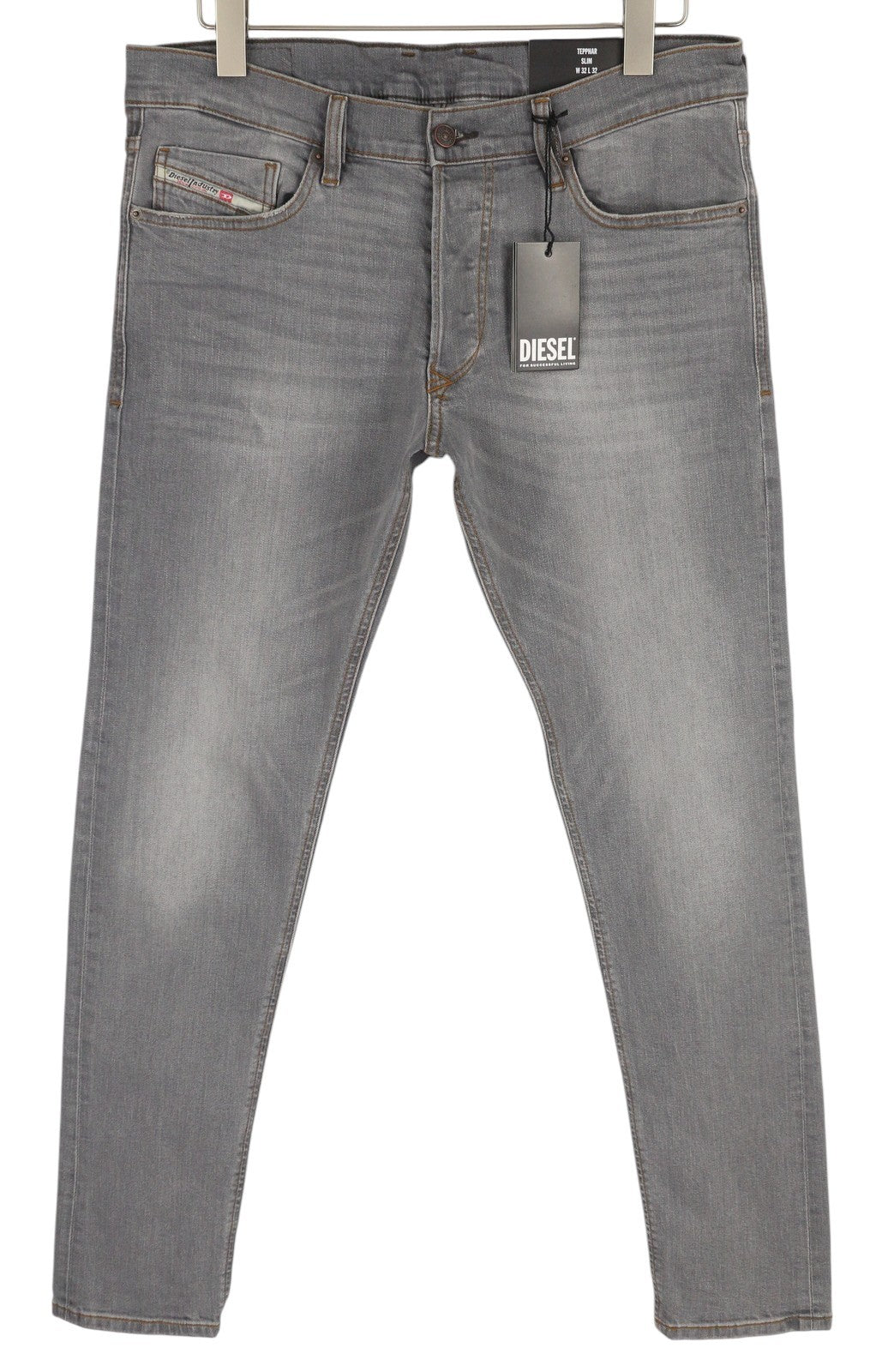 DIESEL Tepphar RB061 Men Jeans W32/L32 Slim  Button Fly Washed Grey RRP€175