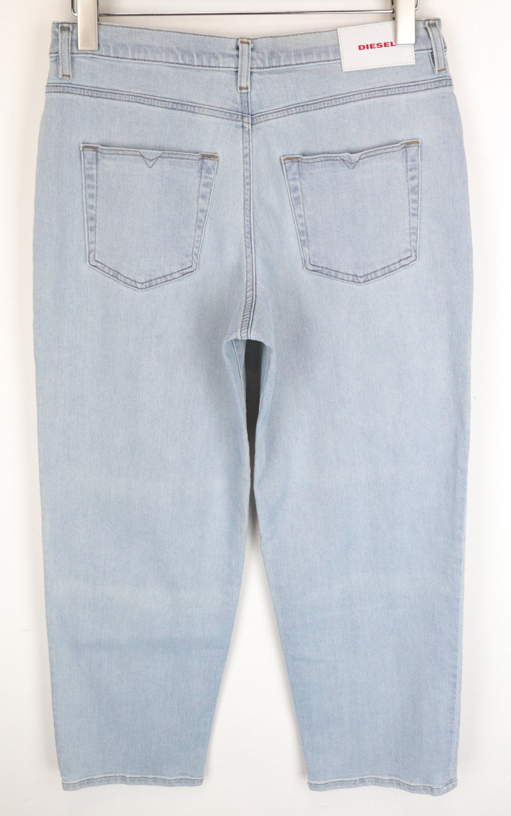 DIESEL Niclah 084RR Women's Straight Jeans W29/L32 High Waist Stretch Blue Fit