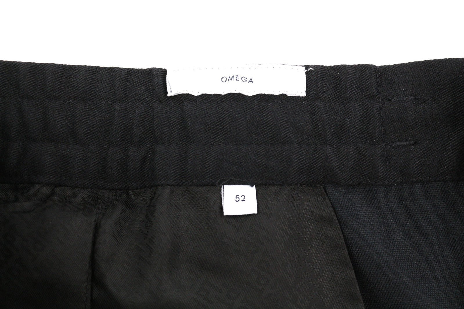 PT TORINO Omega Men Trousers 52 W37 Black Elastic Drawstring Waist Slim Zipper