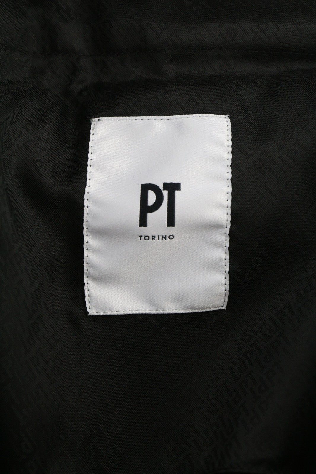 PT TORINO Omega Men Trousers 52 W37 Black Elastic Drawstring Waist Slim Zipper