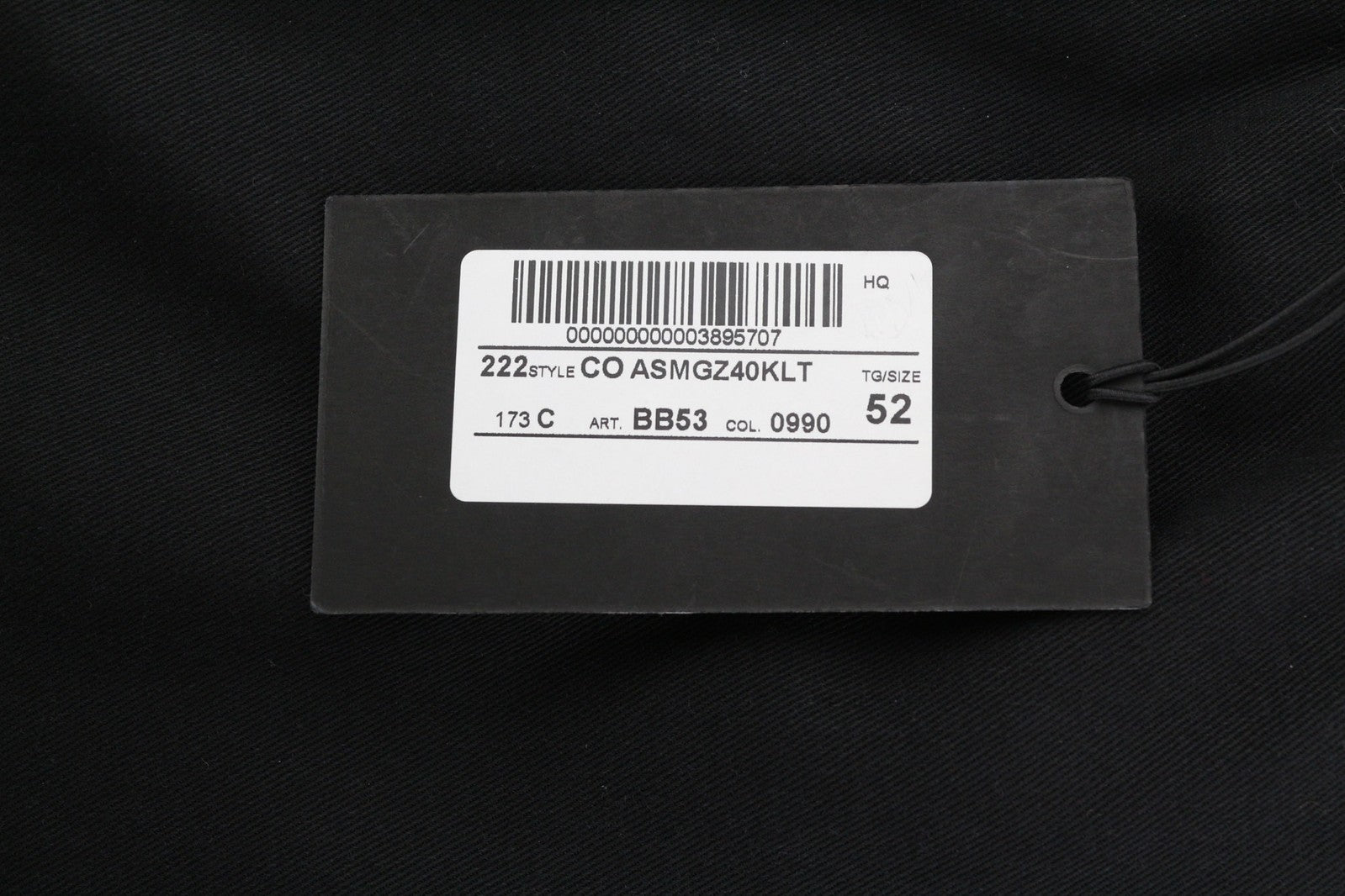 PT TORINO Omega Men Trousers 52 W37 Black Elastic Drawstring Waist Slim Zipper