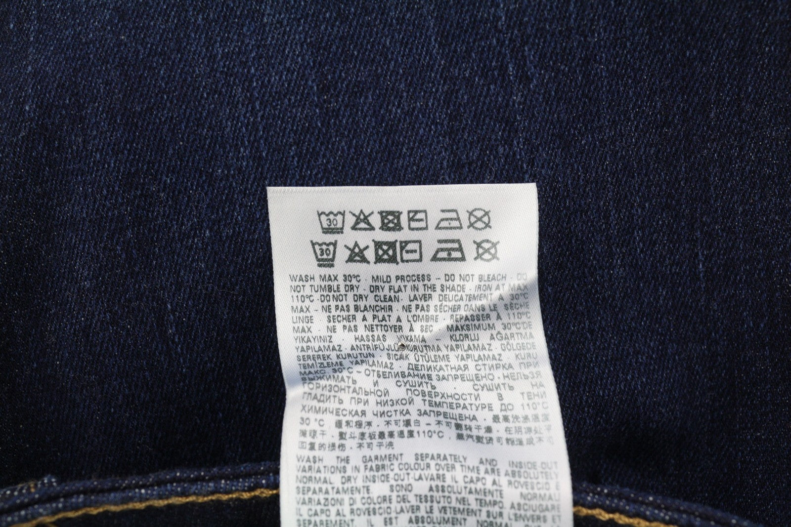 DIESEL D-Mihtry 0IHAQ Men Jeans W34/L30 Regular Fit Straight Leg Washed Blue