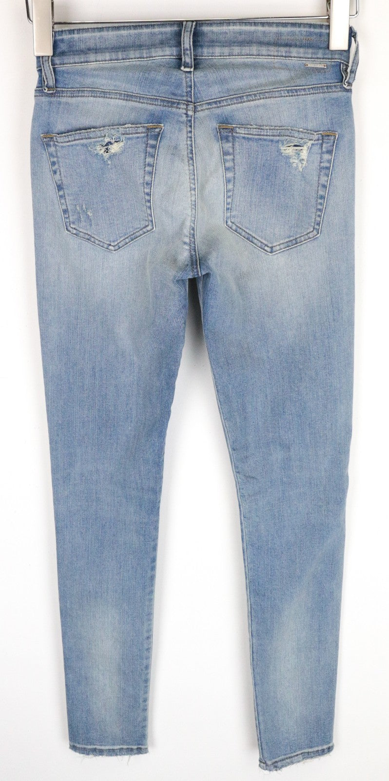 DIESEL Slandy 084MT Women's Skinny Jeans W26/L32 Distressed Super Slim Fit Blue