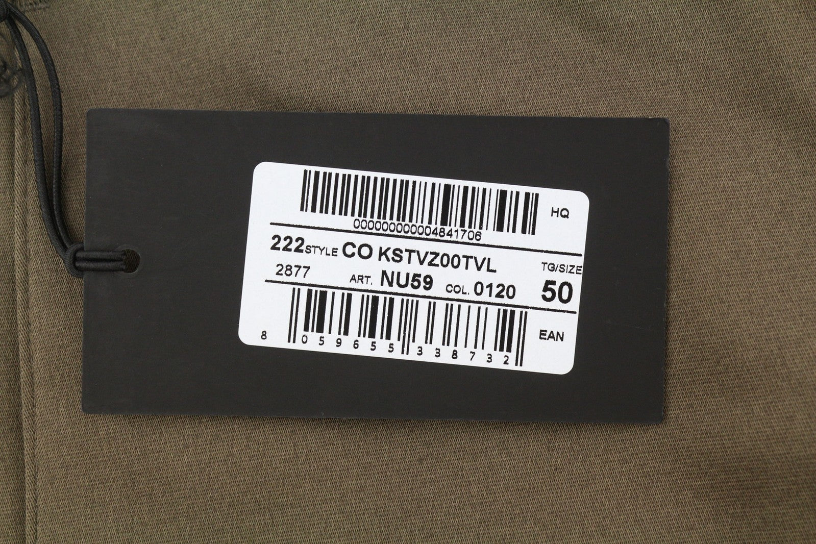 PT TORINO Skinny Fit Men Trousers 50 W33 Brown Zipper Pockets Logo Chino Casual