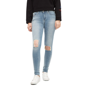 DIESEL Slandy 084MT Women's Skinny Jeans W28/L32 Zip Distressed Super Slim Fit