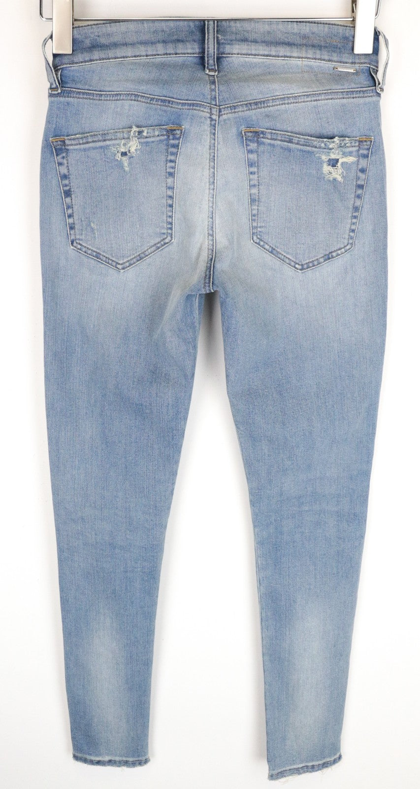 DIESEL Slandy 084MT Women's Skinny Jeans W28/L32 Zip Distressed Super Slim Fit