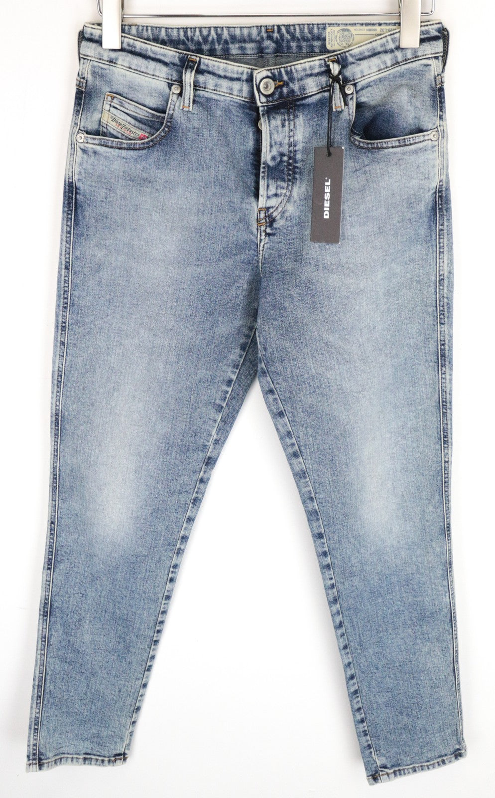 DIESEL Babhila 069BN Women's Skinny Jeans W29/L32 Blue Slim Fit Stretch Button