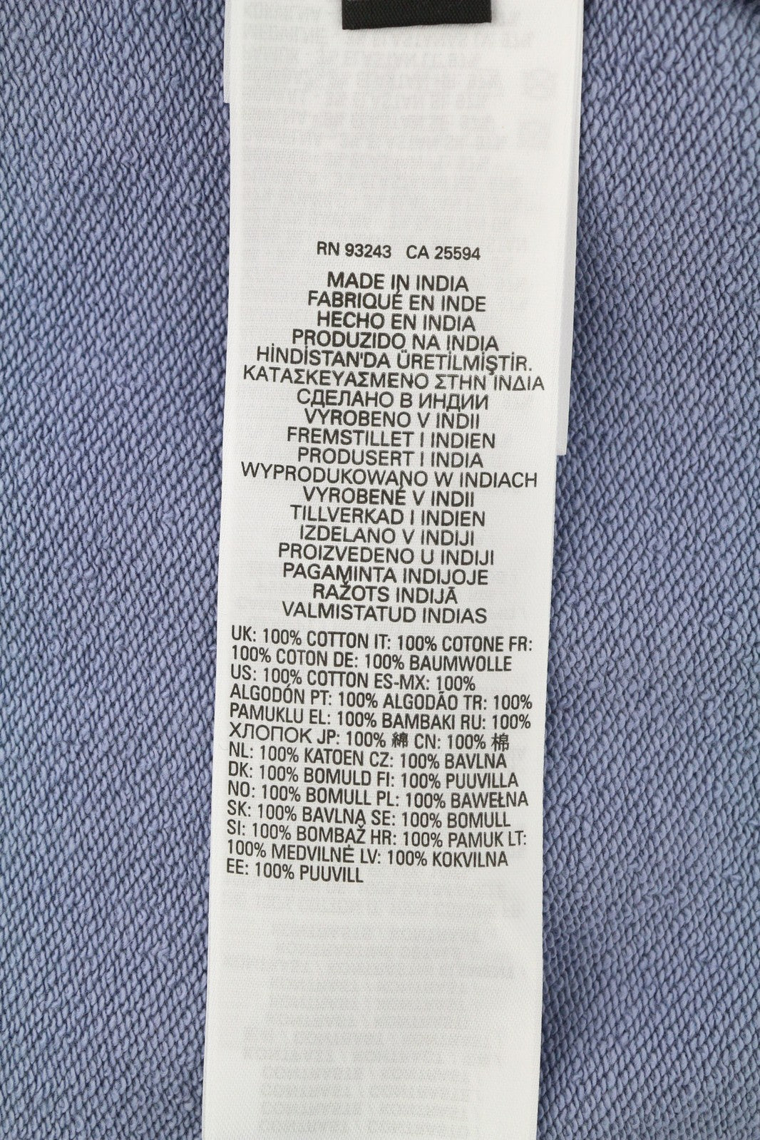 DIESEL S-Girlan-Hood Men Hoodie L Blue Pullover Kangaroo Pocket Hooded Logo