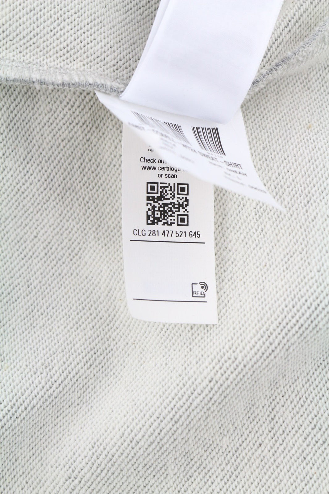 DIESEL AMST-Coarll-WT24 Men Hoodie L Grey Melange Sport 55DSL Half Zip Neck