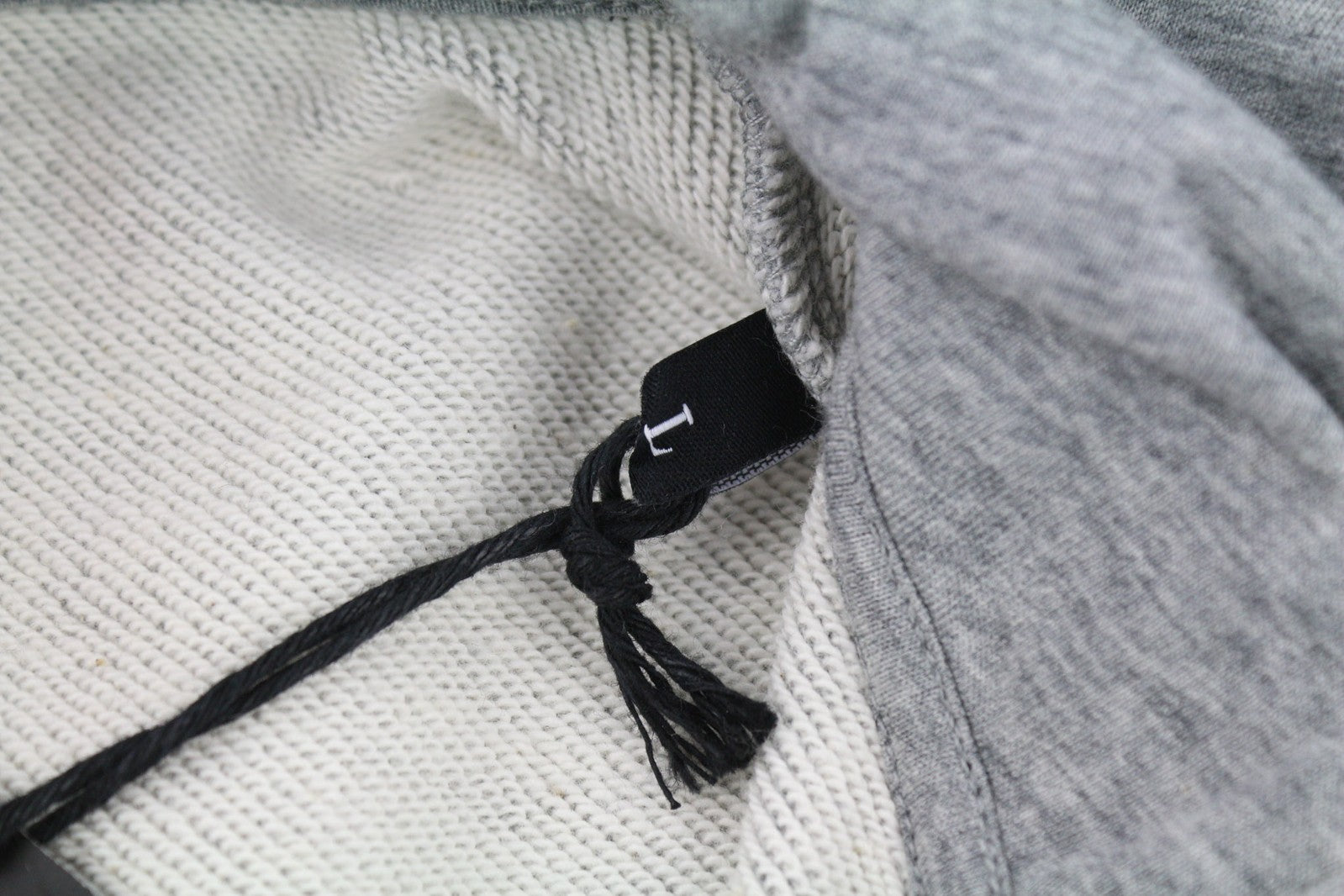 DIESEL AMST-Coarll-WT24 Men Hoodie L Grey Melange Sport 55DSL Half Zip Neck