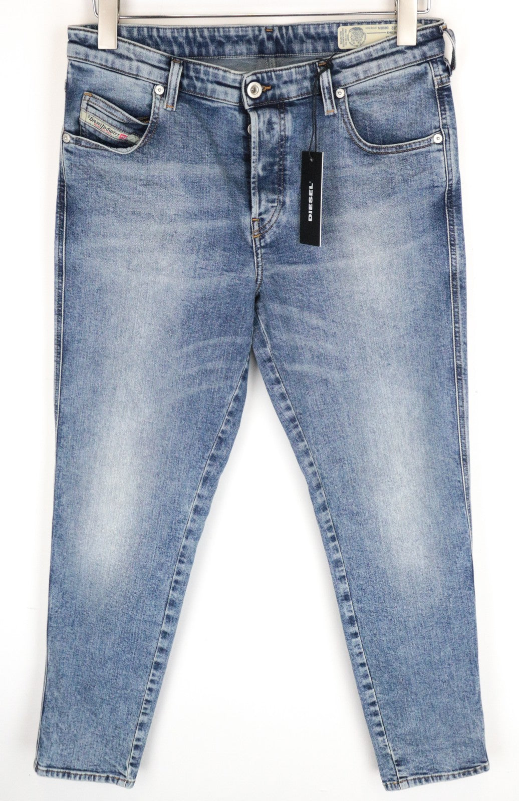 DIESEL Babhila 069BN Women's Skinny Jeans W30/L32 Light Blue Slim Stretch Fit