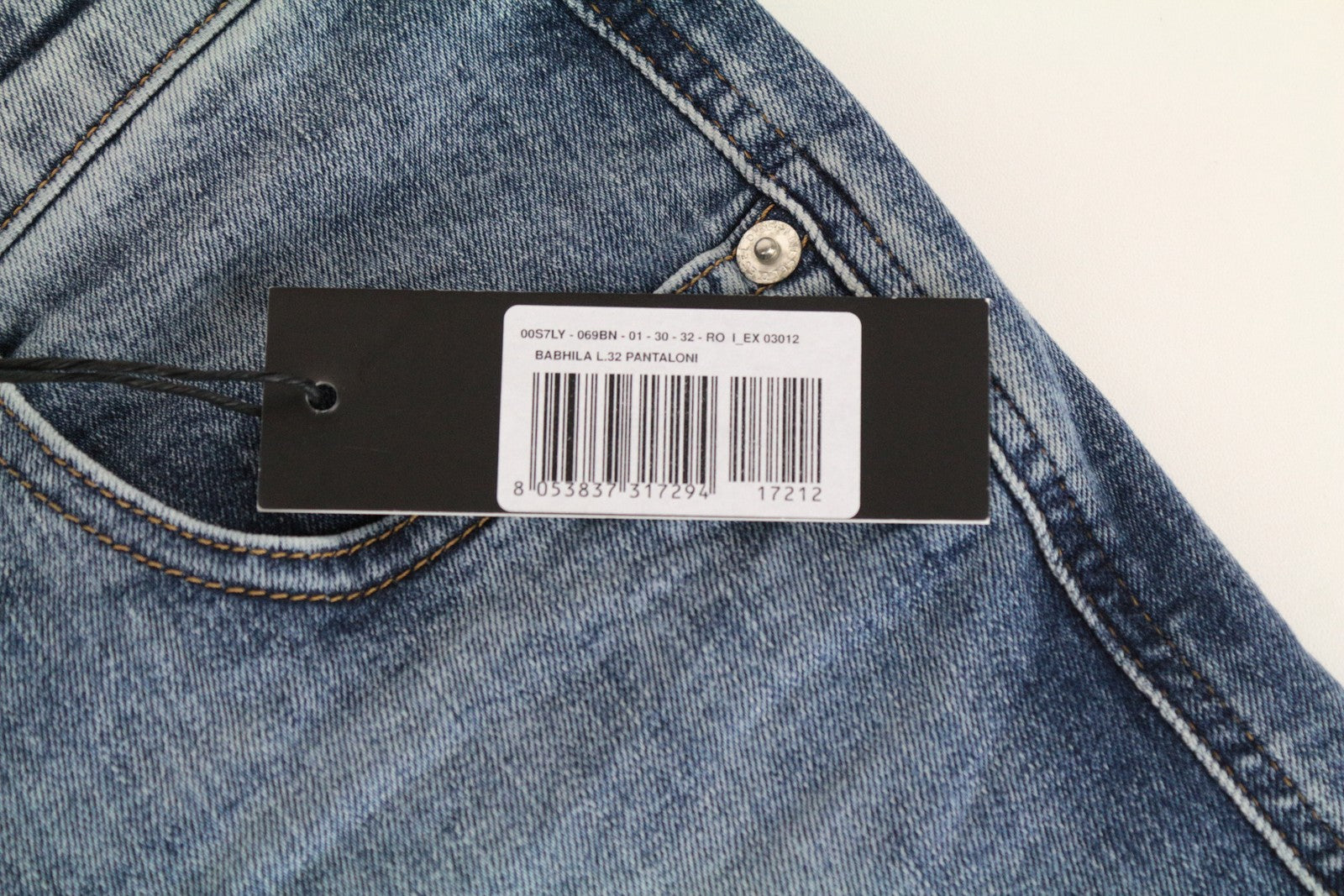 DIESEL Babhila 069BN Women's Skinny Jeans W30/L32 Light Blue Slim Stretch Fit